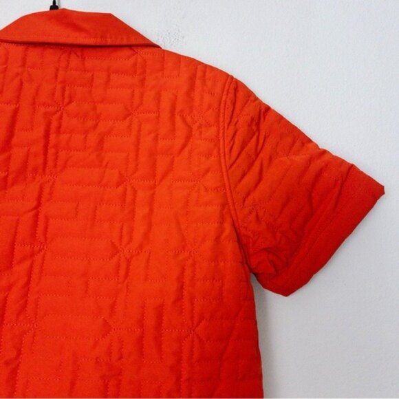 NWT [SET] Honor The Gift Quilted Crop Jacket S Red Vneck Oversized Monogram - Picture 12 of 16